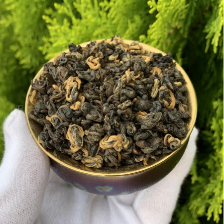 Черный чай красная улитка 100 г